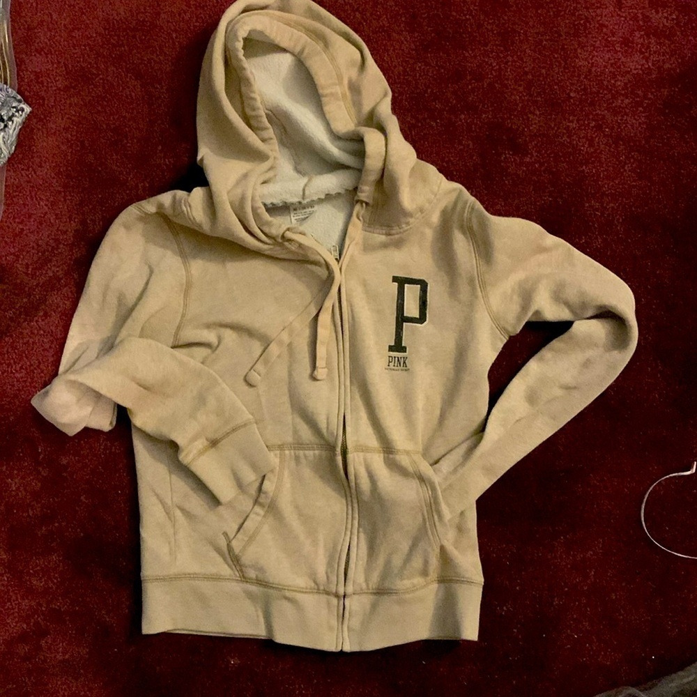 XS pink dog ear hoodie